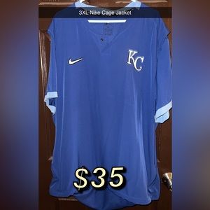 Nike On-Field Authentic Kansas City Royals Cage Jacket
